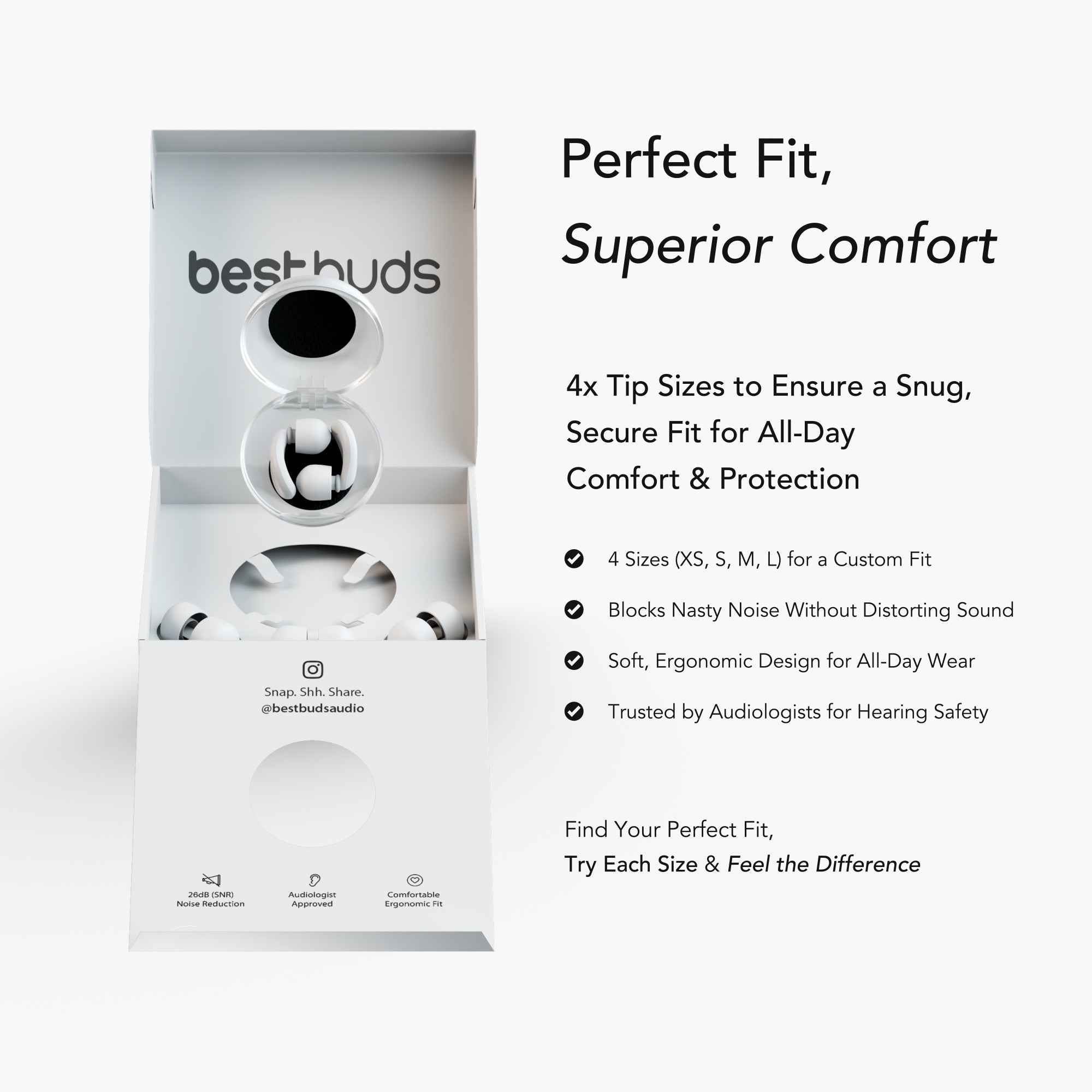 BoomBuds® - Frost White
